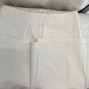 Lysse Womens White Cropped Pull-On Pants Size S